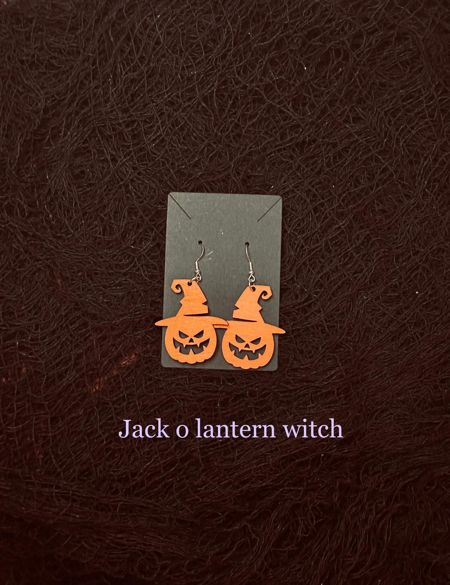 Halloween Laser Cut Earrings | Wood Earrings | Light Weight Earrings | Fall Earrings | Halloween Earrings | Spooky Earrings